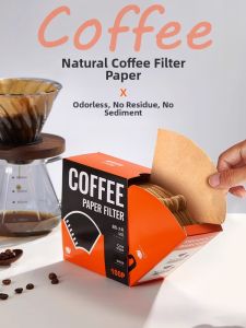 PAKCHOICE | Coffee Drip Fan-Shaped Compatible V60 Filter Paper