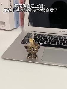CANYAN | Lọ Đốt Trầm Bằng Kim Loại Sáng Tạo Sanxingdui Trang Trí Nhà Cửa Theo Phong Cách Thiền Thiết Kế Hình Lều Gỗ Đàn Hương Dùng Cho Lễ Trà Đạo Máy Khuếch Tán Tinh Dầu.