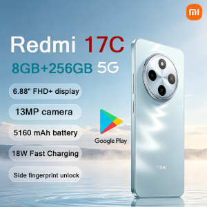 Redmi | Xiaomi Redmi 17C 5G Dual-SIM Unlocked Smartphone 2026 New 6.88" 120Hz Eye Protection Screen Large Battery Android Mobile Phone