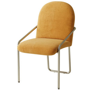 ZUOXIA | Nordic Armrest Dining Chair Stainless Steel Thick Cushion