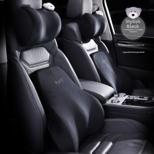QINGSONGXIANG | Cute Comfortable Car Neck & Waist Support Pillow