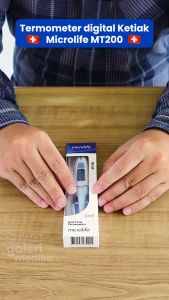 Nhiệt Kế Điện Tử Microlife MT200 Thuỵ Sỹ - Đo Nhanh 10 Giây - Chính Xác Cao - Đầu Đo Mạ Vàng