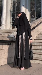 READY COUPLE LEBARAN Gamis dan Koko Hazzaf Hazzafa Dress by Syifa Official