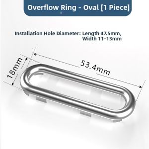 XINFANGCHENG | Decorative & Waterproof Overflow Hole Cover