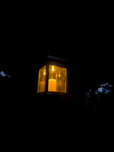 Solar Candle Lights LED Cemetery Lamp Waterproof Outdoor For Camping Courtyard Garden Landscape