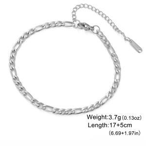 Skyrim | Flag Lobster Buckle Golden Pendant Stainless Steel Fashion National Flag Pendant DIY Figaro Chain Bracelet Jewelry