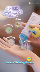 Loluna Baby Calming Cream - Krim Penghangat dan Pereda Kolik Bayi dan Anak