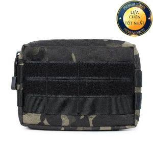 Chiến Thuật MOLLE Túi EDC Túi Tiện Ích Dụng Cụ Đa Năng Áo Vest Phụ Kiện Nylon Săn Túi