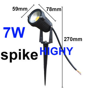 LED lawn lights 5W 7W outdoor waterproofgar spotlights floodlights courtyard landscape lights community greening tree lights 220V DC12V
