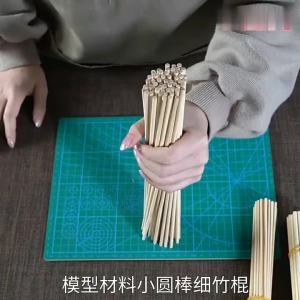 25/50pcs Round Wooden Craft Sticks for Crafts Making Cake Dowel DIY Durable Dowel Building Model Craft Sticks Party Decor Rod
