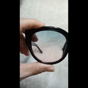 Kacamata Fashion Model Mata Kucing Ukuran Frame Big Oversized Lensa Gradasi 2 Warna Anti Uv Protection Kacamata Fashion Wanita Terbaru - COD -  Womens Rounded Cat Eye Sunglasses Gradient