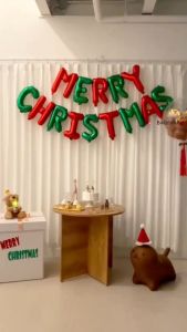 Bong Bóng Chữ MERRY CHRISTMAS Trang Trí Giáng Sinh Noel - MBBDECOR