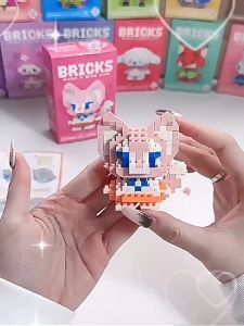 😘บล็อกตัวต่อ ลายการ์ตูนสัตว์น่ารัก 3D ของเล่นสําหรับเด็ก-Goya150