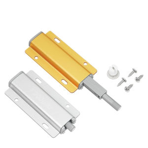 AmoKi Adjustable Push To Open Cabinet Door Door Magnetic Touch Stopper Opener Closer