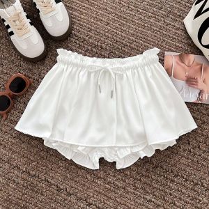 Váy Ngắn Xếp Ly Ren Ngọt Ngào Cạp Cao Cho Nữ Mùa Hè Váy Ngắn Thời Trang Váy Xếp Ly Váy Chữ A Váy Ngắn