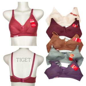 4 PCS BH Bra Sport Wanita Perempuan Dewasa Tanpa Kawat dan Busa Tipis Ukuran 34 36 38 40 42 Murah A-lisa