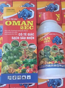 Chai OMAN 2EC 450ml - Trừ Sâu trừ nhện đỏ sâu tơ bắp cải bọ trĩ sâu xanh da láng sâu khoang sâu cuốn lá lúa sâu xanh bướm trắng