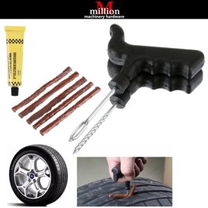 Car Motorcycle Bike Tubeless Tyre Tire Puncture Repair Kit / Set Penampal Tayar Tubeless Kereta Bocor Berlubang