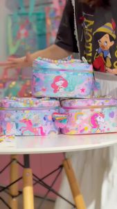 Tas Kosmetik Anak / Tas Accessories Import Motif Mermaid / Pearl Cosmetic Bag U2057