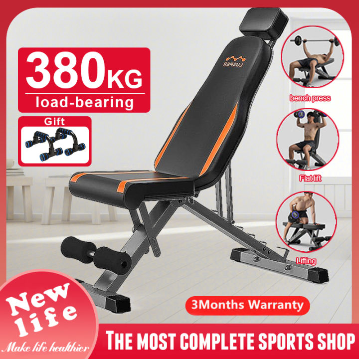 Dumbbell Bench Exercise Bench, With 12levels Adjustable Bench Press,  Foldable Gym bench, 380KG Max Load Exercise bench, exercise workout bench  ,36Inch