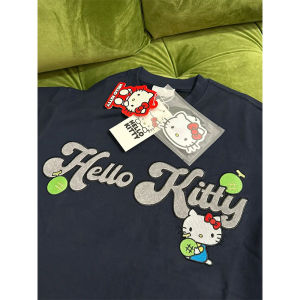 Áo Thun Cotton Tay Ngắn in Hình Mèo KT Thương Hiệu Dạo Phố Thường Ngày Cho Nam Mùa Hè 2025