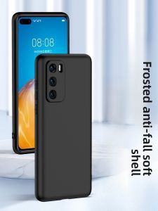 Henyou | Huawei P40 Series Matte Silicone Phone Case Full Lens Protection Anti-Fall For Men And Women Business Style Creative Design