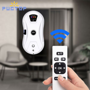 PUGTOP Ultra Thin Robot Vacuum Cleaner Window Cleaning Robot Window Cleaner Electric Glass With Remote Control For Home Outdoor Windows Mirror Table Tile