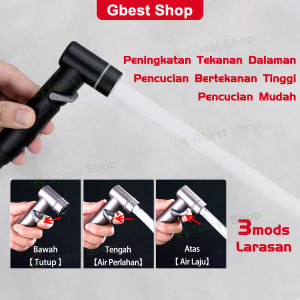 Gbest HAND BIDET Douche Adjustable SPRAY GUN bidet spray head  ABS Toilet Bathroom accessories kepala paip bilik air mandi 厕所喷枪 水龙头喷枪