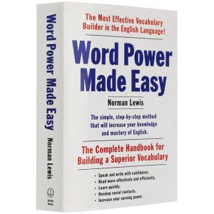 Word Power Made Easy: The Complete Handbook for Building a Superior Vocabulary Paperback by Norman Lewis Original English books