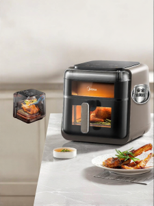 Midea | Steam Hot Air Fryer Visualization No-flip Home Large Capacity