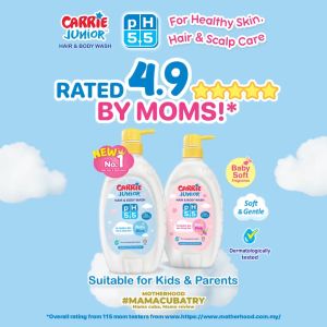 CARRIE JUNIOR pH 5.5 Hair & Body Wash - Baby Blue (700g)| Kids Liquid Shower| pH balanced | Nourishes Kids Skin