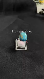 แหวนหินวาริซไซต์ ตัวเรือนเงินแท้ ช่วยลดความเครียด