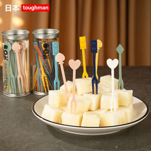 Premium Disposable Fruit Forks Food Grade Plastic Baby Safe Small Dessert Forks Creative Style Home Use Cake Tags for Children