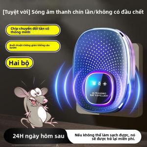 MONLEYTA | Máy đuổi chuột siêu âm cao năng lượng mới 2025 Máy diệt chuột điện tử dùng tại nhà Thiết bị diệt chuột hiệu quả