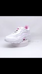 FIURI - PRO ATT - LDN 510 33-40 PUTIH PINK - SNEAKERS BERTALI KANVAS SOL KARET PEREMPUAN - SEPATU KETS TRENDY WANITA DEWASA - SEPATU CASUAL KERJA KULIAH SEKOLAH SD SMP SMA BERTALI CEWEK MURAH PROMO DISKON BONUS KAOS KAKI