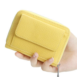 Royal Bagger RFID กระเป๋าใส่บัตรเครดิตปิดกั้น Dompet Koin หนังแท้กระเป๋าใส่เศษเหรียญลำลองแฟชั่นสำหรับผู้หญิง1846