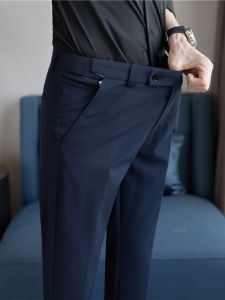 Quần Tây Nam Ôm Vừa Vặn Co Giãn Cạp Chun Chống Nhăn Mùa Xuân Hè Mới Về Quần Dài Công Sở Thường Ngày