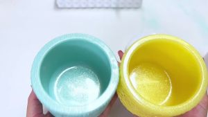 Concrete Flower Pot Silicone Mold DIY Handmade Cylinder Plaster Cement Storage Box Molds Resin Candle Jar Making Home Decor