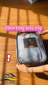 Chăn lông tuyết blanket Genji Decor rất nhiều màu sắc đẹp