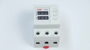 CNC 50/60hz 230 220V Din Rail Dual Display Adjustable Over and Under Device Protector Relay