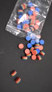 Rainbow Cue Tip 11mm 13.5mm Durable Elasticity Replacement for Billiard Pool Sticks