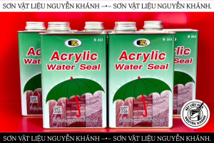 Keo Phủ Chống Thấm Trong Suốt Bosny B263 Acrylic Water Seal – Phủ Bóng Chống Thấm Gạch Đá Tường Gỗ
