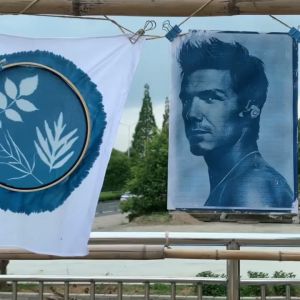 Jacquard Cyanotype Sensitizer Set Picture Photographic Blueprint Liquid Printing Dry Blue DIY Kit
