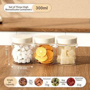 Food Grade Airtight Glass Jar