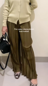 Kulot Plisket Centi Wavy / Kulot Panjang Plisket / Kulot Galeri Plisket
