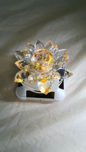 Solar rotating display stand for Jewellery/action figure with LED lights 360 spin turntable #038B