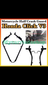 Motorcycle Half Crash Guard Pair For Honda Click V3 Good Quality Made in Thailand