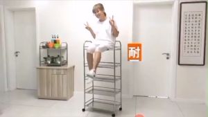 Rak Dapur 3 Tingkat (Keluli Tahan Karat)