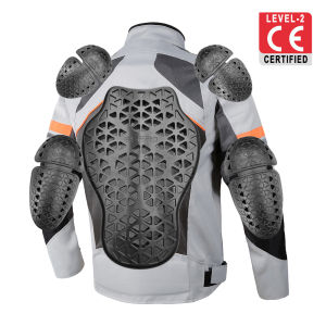 Motorcycle Jacket Insert Protector CE Level 2 Certified Thicken Elasticity Back Spine Protective Pad Rider Armor Coat Accessorie