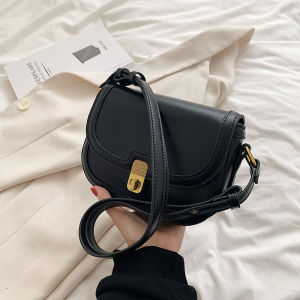 Trendy Underarm Mini Bag for Women Spring Summer 2025 New High-End Saddle Bag Versatile Crossbody Small Bag Soft PU Leather